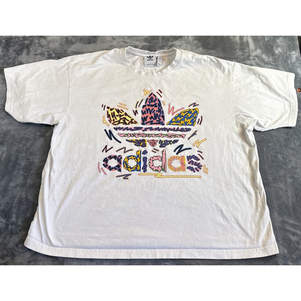 Adidas Originals Love Unites Trefoil Tee White Pride Kris Andrew Men XL